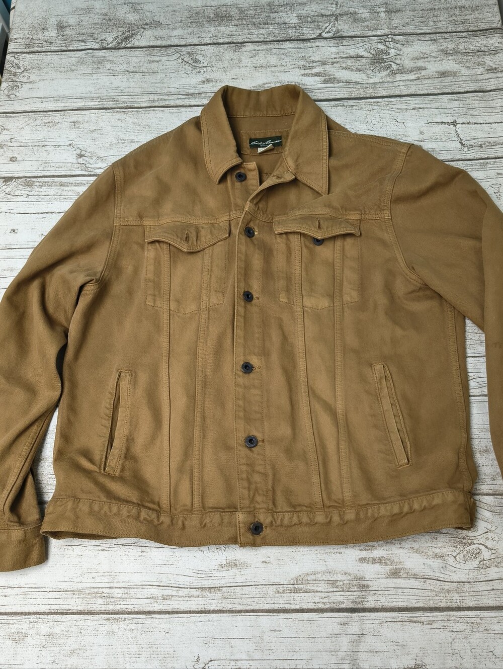 Vintage Eddie Bauer Lightweight Canvas Jacket Size Large